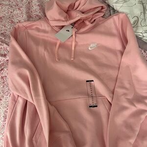 NWT NIKE WOMENS PINK HOODIE SZ XL